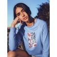 thumbnail image 2 of American Peace Sign Sweatshirt Women -Jennifer Paxton Parker Designs, Female x-Large, 2 of 4