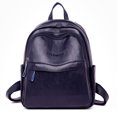 thumbnail image 3 of Lady Backpack Fashion Solid Color All- match Casual Backpack Travel Backpack, 3 of 6