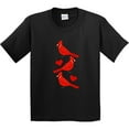 thumbnail image 3 of Inktastic Cardinal Cute Bird Watching Youth T-Shirt, 3 of 5