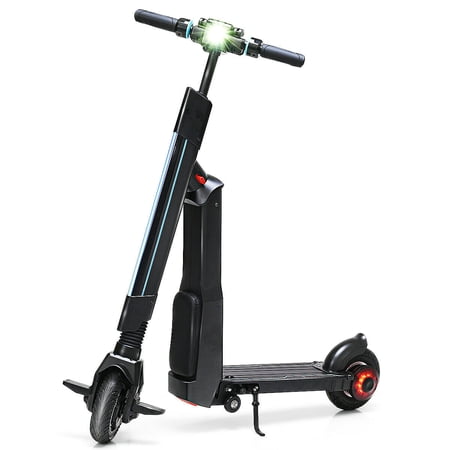 Gymax Foldable Electric Bike Double Use Scooter Kick Scooter w/ Adjustable Height price history on PriceWatchPro