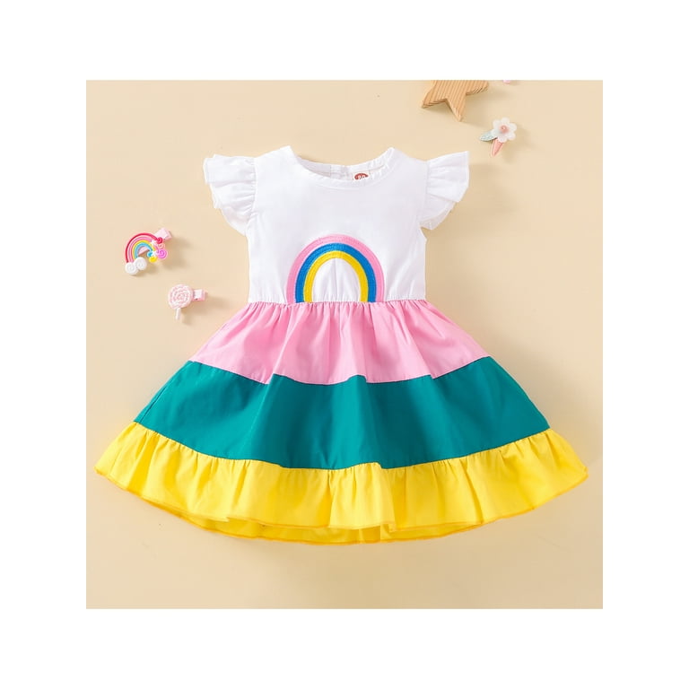 Infant rainbow outlet dress