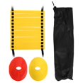 thumbnail image 2 of Sports Speed Agility Training Set 10 Disc Cones and Agility Ladder for Football Basketball Rugby Track, 2 of 9