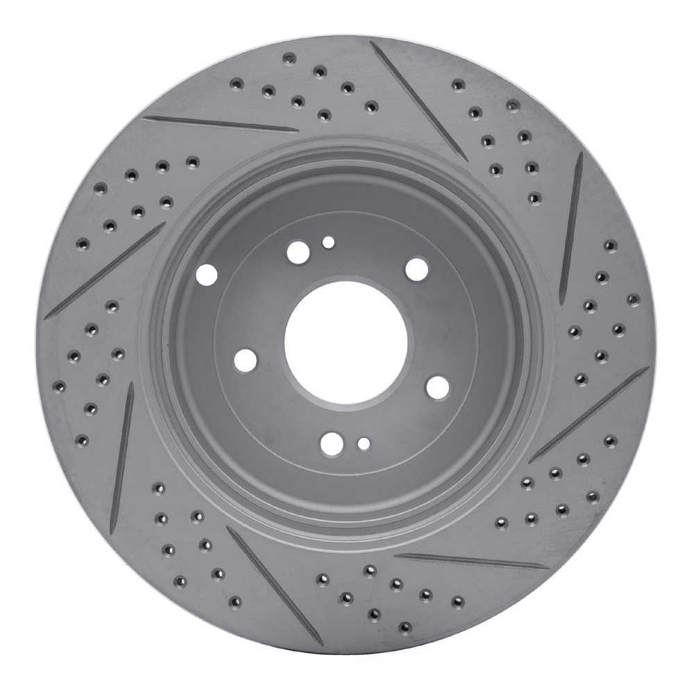 Dynamic Friction Company 830-03031L DFC Geoperformance Rotor - Drilled and Slotted