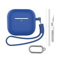 thumbnail image 6 of for AirPods Pro 2 Case with Cleaner Kit, Silicone Protective Case Cover with Keychain, Compatible with Airpod Pro 2 Generation Case, 6 of 7