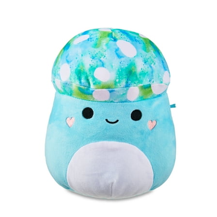 Squishmallows Plush 8 inch Teal Tie Dye Mushroom Childs Ultra Soft Stuffed Plush Toy