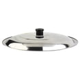 thumbnail image 5 of BUYISI 32cm Stainless Steel Pot Lid Heightening Thickening Wok Steamer Electric Stainless Steel Lid Saucepan Wok Frying Milk Pan 36cm, 5 of 5