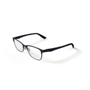 Vogue Women's Square VO3940 Metal Eyeglasses with Case & Cleaning Cloth, Dark Grey/Pale Gold, 52mm