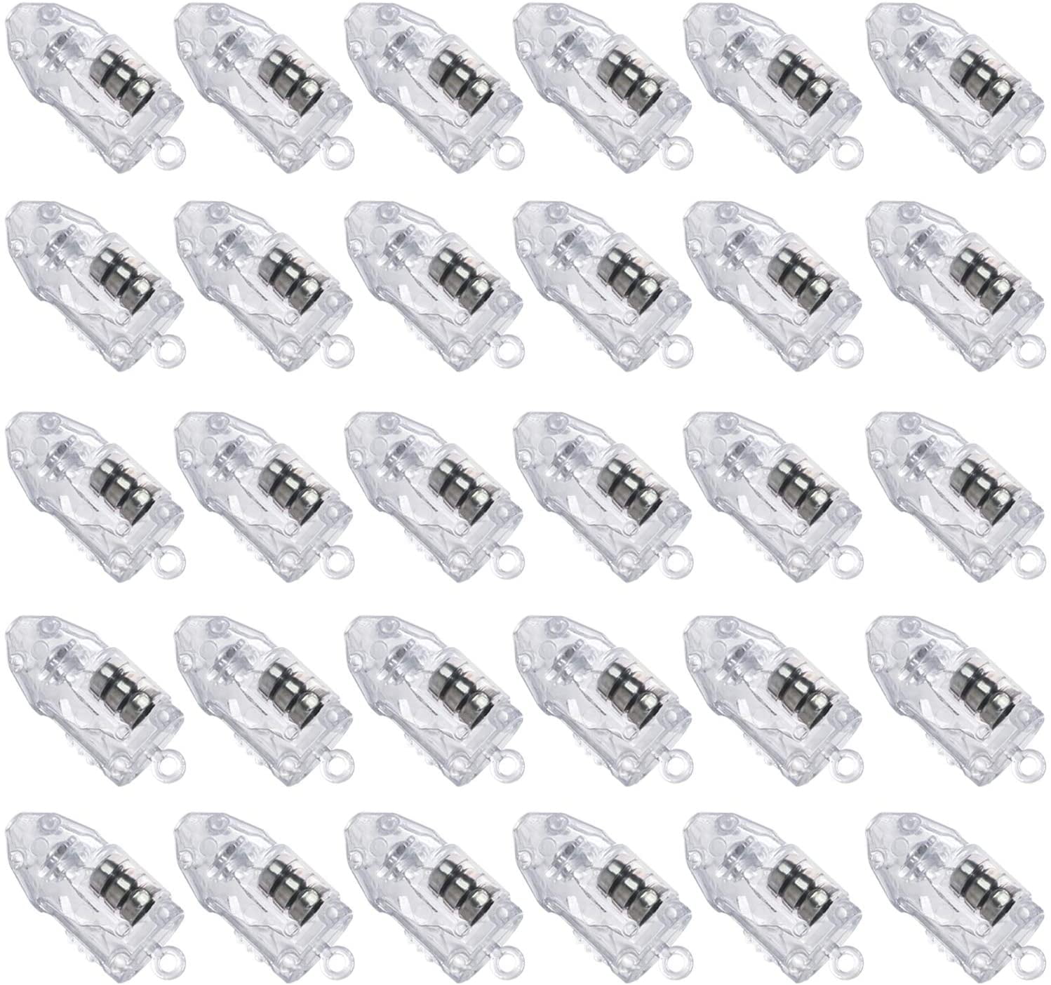 Novelty Place 30 Pcs White LED Mini Party Light for Paper Lanterns, Balloons, Weddings