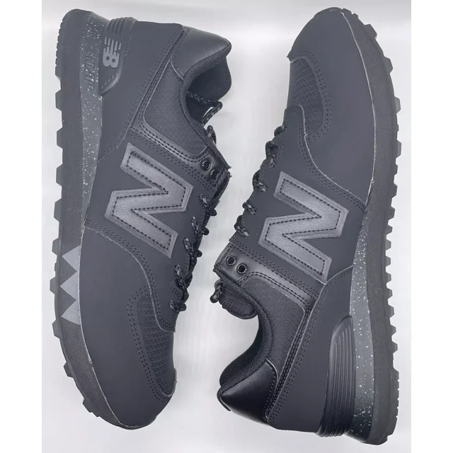 New Balance Mens 574 Outdoor Pack Triple Black ML574FV Size 10 D NWOB RARE NOS