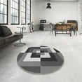 thumbnail image 3 of Ahgly Company Indoor Rectangle Patterned Dark Gray Area Rugs, 2' x 5', 3 of 6
