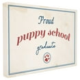 thumbnail image 2 of The Stupell Home Decor Collection Proud Puppy School Grad Paw Print Wall Art, 2 of 2
