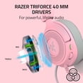 thumbnail image 4 of Auriculares para Juegos Razer Kraken Kitty V3 X con Cable y Sonido 7.1 Rosa, 4 of 9