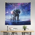 thumbnail image 2 of Xecao Astronauts Start Running patten Tapestry 60x51 Inches Wall Hanging Poster Tapestry for Living Room Bedroom Home Decor, 2 of 6