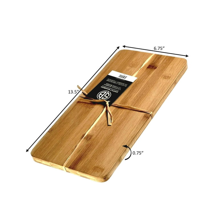 Simply Bamboo Brown Valencia Bamboo Cutting Board - 15