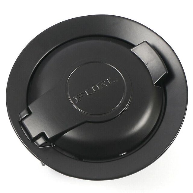 Cubierta de la tapa de gas del coche, puerta de relleno de combustible para Dodge Challenger 2015-2019 Afortunado Sencillez
