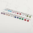 thumbnail image 2 of JUSTJANDM 12 Pairs Surgical Stainless Steel Round Birthstone Multi Colored Cubic Zirconia Stud Earrings Set Gold Plated, 2 of 7