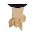 thumbnail image 4 of Meridian Furniture Wyatt Black Velvet Stool, 4 of 7
