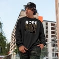 thumbnail image 2 of Hope feat. Justice Scale, Black Crewneck Sweatshirt, 3XL, 2 of 2