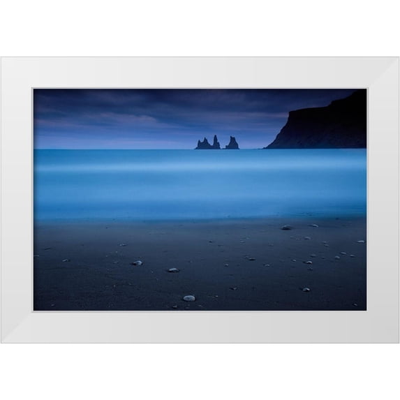 Eichelberg, Amnon 14x11 White Modern Wood Framed Museum Art Print Titled - Blue night 2