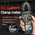 thumbnail image 2 of ANENG PN107 Pinza amperimétrica digital CAT II 600 V CA Multímetro de voltaje Probador 4000 cuentas Amperios Probador de voltaje Mide corriente CA/CC Resistencia de voltaje CA Diodos de condensador He, 2 of 8