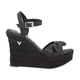 thumbnail image 2 of Sandalia De Plataforma Irlanda Con Yute Natural Cabra Piel Marsella Negro Para Mujer, 2 of 5