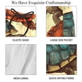 thumbnail image 4 of luoweisi Men's Beach Shorts Quick Dry Swim Trunks with Mesh Lining Sea Turtle M, 4 of 5
