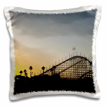 Santa Cruz Rob Face - 3dRose California, Santa Cruz, Santa Cruz Carnival - US05 RCA0088 - Rob Casey, Pillow Case, 16 by 16-inch