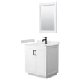 thumbnail image 7 of Wyndham Collection Miranda 30" Wood Single Bathroom Vanity in Dark Gray/Gold, 7 of 7
