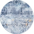 thumbnail image 2 of Rugs.Com Malibu Collection Round Rug ‚Äì 3 Ft Round Blue Low-Pile Rug Perfect For Kitchens, Dining Rooms, 2 of 4