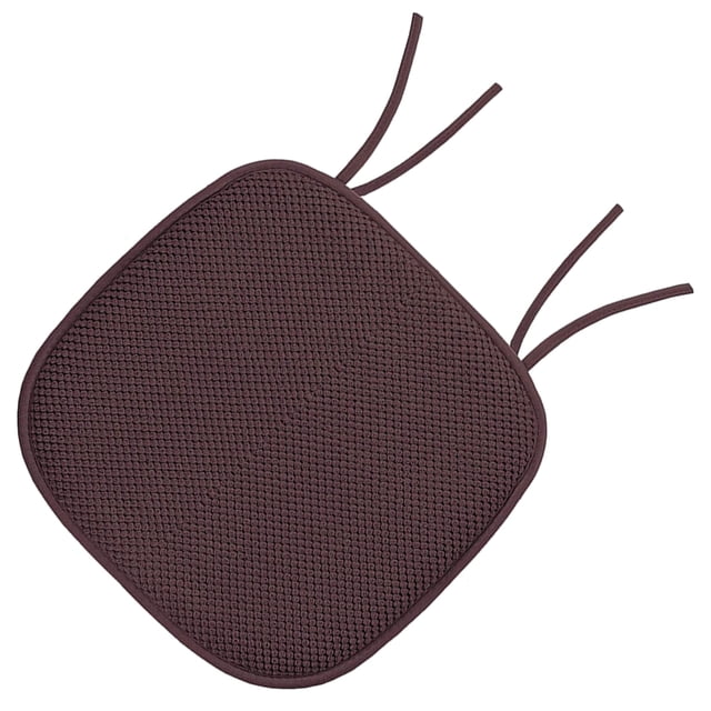 Ruiboury Soft And Comfortable Chair Cushion With Anti-slid Bottom For Added Stability Brown 41*41cm 3Set