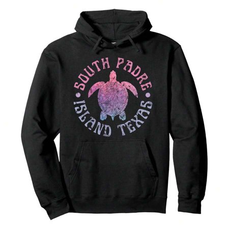 South Padre Island Texas Sea Turtle Beach Ocean Cute Pullover HoodieMen's Hoodies, Outdoor Everyday, Street Fashion
