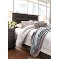 thumbnail image 5 of Bowery Hill Contemporary King Panel Wood Headboard in Gray, 5 of 5