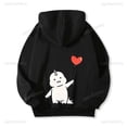 thumbnail image 3 of Sudadera con capucha térmica informal a juego para recién casados Sudadera con capucha de moda Y2k Sudadera con capucha de dinosaurios a juego para parejas Sudadera con capucha con estampado de bolsil, 3 of 5