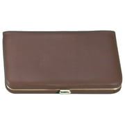 Slim Framed Business Card Case Wallet in Genuine Leather