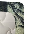 thumbnail image 3 of Ambesonne Beach Fitted & Top Sheet Set with Shams, Coconut Exotic Palm Trees, Multicolor, 3 of 4