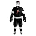thumbnail image 5 of Camiseta de práctica de hockey sobre hielo personalizada, negra, ligera, delgada y transpirable, de alta calidad, serie H400 y camiseta de calle grande (todos los tamaños), 5 of 5