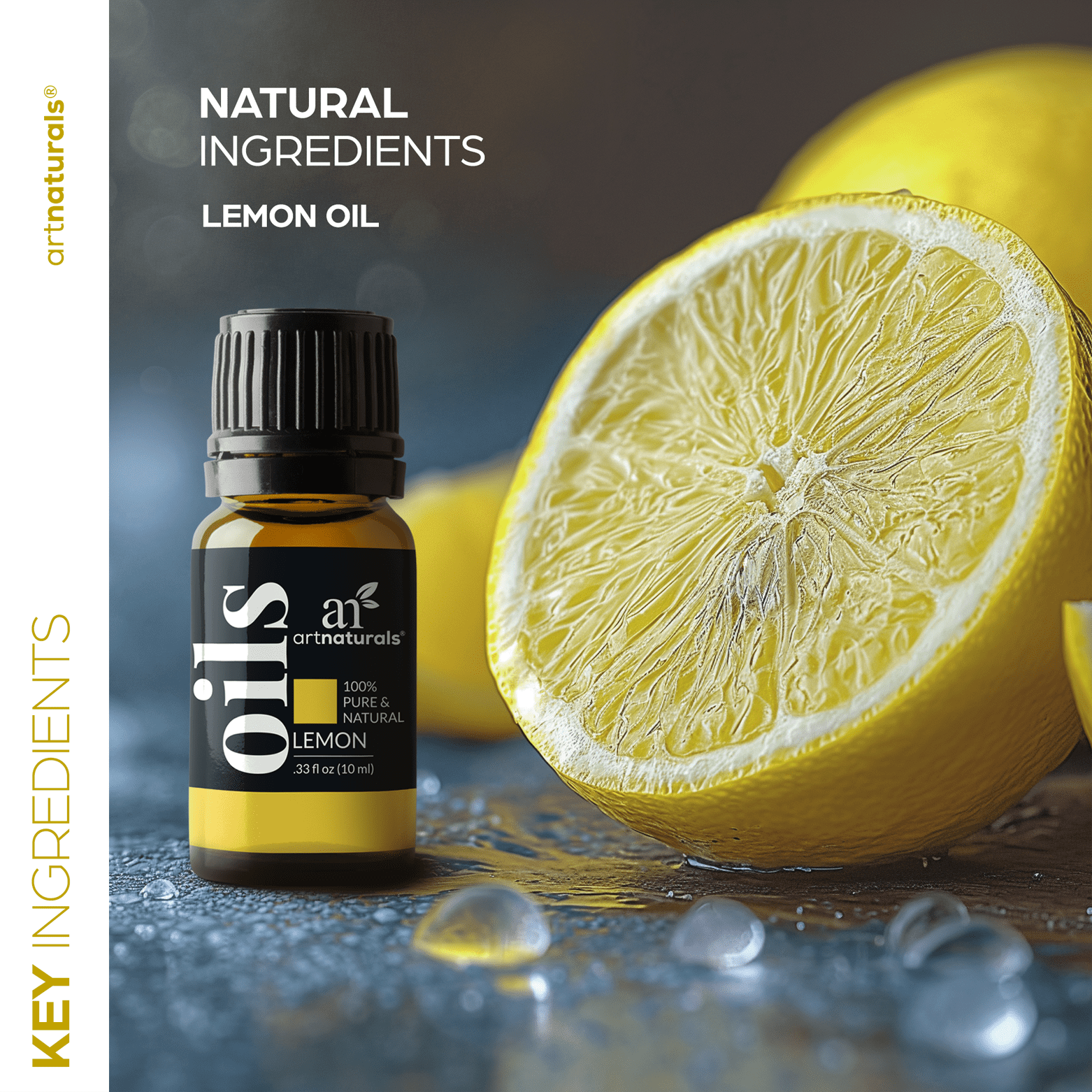 ArtNaturals, Lemon Essential Oil, 0.5 oz, Therapeutic Grade