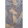 thumbnail image 4 of Nourison Aloha 2'8" x 4' Blue Rose Modern Rug, 4 of 9