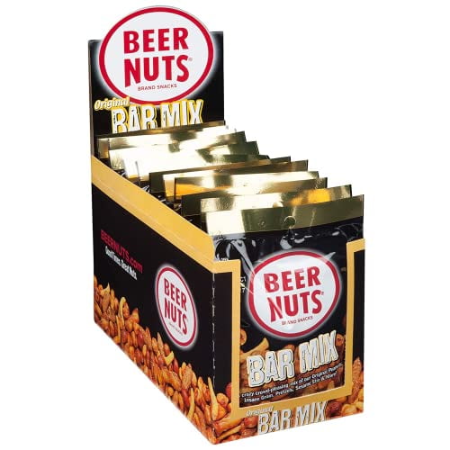 BEER NUTS Original Bar Mix Bag Display Box 1.9oz Individual Bags