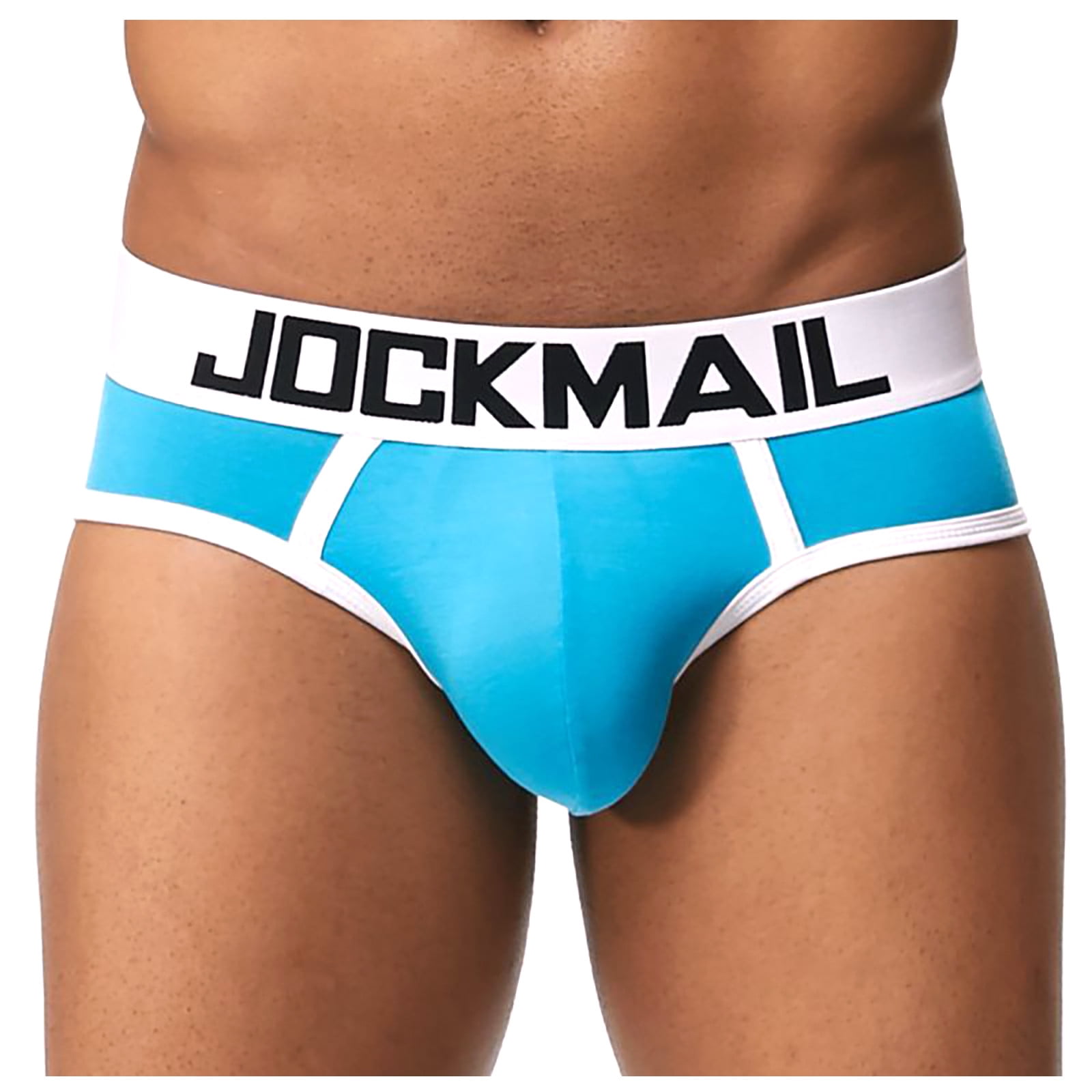 OVTICZA Mens Jock Strap Jockstrap Underwear Male Supporters Athletic Briefs  Bikini 2XL Black 