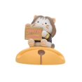 thumbnail image 4 of Estatuilla Creativa Soledad adorno escultura Soporte para teléfono Móvil gato, 4 of 10