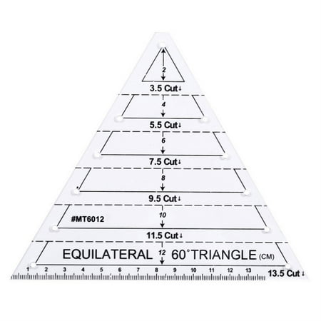 fashionhome 6 Pieces Acrylic Quilting Rulers Neckline Shoulder Line ...