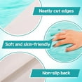 thumbnail image 6 of Scheam 2 Pcs Mini Plush Locker Rugs 12×12 Blue Area Rug Square Fluffy Non Skid Cushion Gift for Desktop Small Product Photography Accessories, 6 of 8