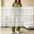 thumbnail image 3 of Women's Velvet 2 Piece Tracksuit Zip Up Jacket Wide Leg Pants Set Stand Collar Casual Lounge Sweatsuit with Pockets Fall Winter Loungewear Green, 3 of 6