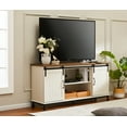 thumbnail image 2 of WAMPAT Farmhouse TV Stands for TVs Up to 65" with Sliding Barn Door Entertainment Center,White, 2 of 6