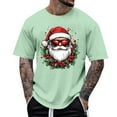 thumbnail image 1 of Tops para hombre, blusas y camisas de manga corta con cuello redondo para hombre, camiseta informal con cuello redondo y estampado para hombre, blusa de manga corta, blusa de poliéster para hombre, 1 of 4
