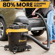 Vacmaster 12 Gallon 6.0 HP 143 CFM Plastic Wet Dry Vacuum and Blower, Black