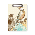 thumbnail image 1 of Colorful Pencil aves flowes Portapapeles Carpeta de escritura Placa de soporte A4, 1 of 4