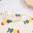 thumbnail image 6 of Elainilye Fashion Summer Toddler Baby Boys 2 Piece Outfits Casual Print Short Sleeved T-shirt Denim Shorts Clothes Set Sizes 1-5Y,Beige, 6 of 9