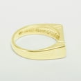 thumbnail image 3 of LBG British Made 18k Yellow Gold Natural Ruby Mens Band Ring - 25 size options - Size 6.5, 3 of 5